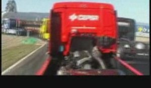 Serie d'accident en FIA European Truck championship