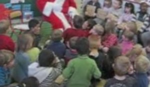 Père Noël à l'école de la gare de Clermont (60)