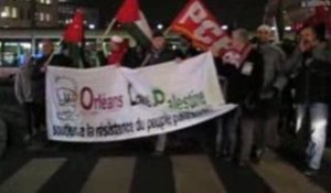 Manif soutien Palestine Orléans