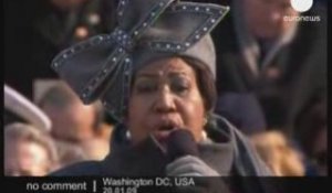 Aretha Franklin chante à l'investiture d'Obama