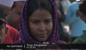 Rassemblement religieux à Tongi au Bangladesh