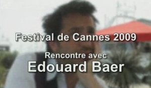 [Cannes 2009] Edouard Baer à propos d'Hadopi