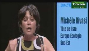Meeting Lyon 27 mai, Michèle Rivasi Tête de liste Sud-est