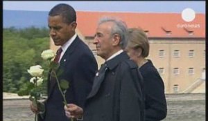 Obama visite le camp de Buchenwald