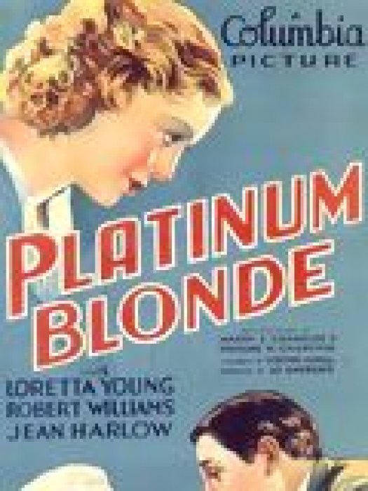La Blonde platine : Affiche