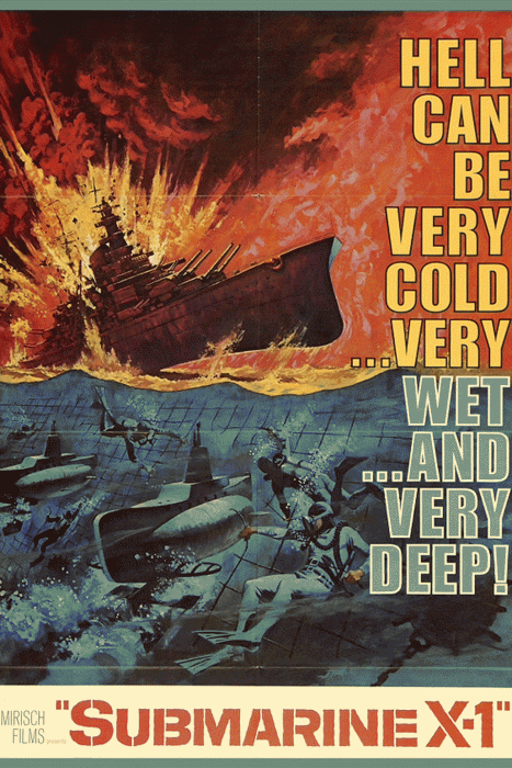 Le Raid suicide du sousm-marin X1 : Affiche