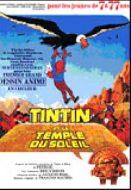 Affiche de Tintin et le Temple du soleil