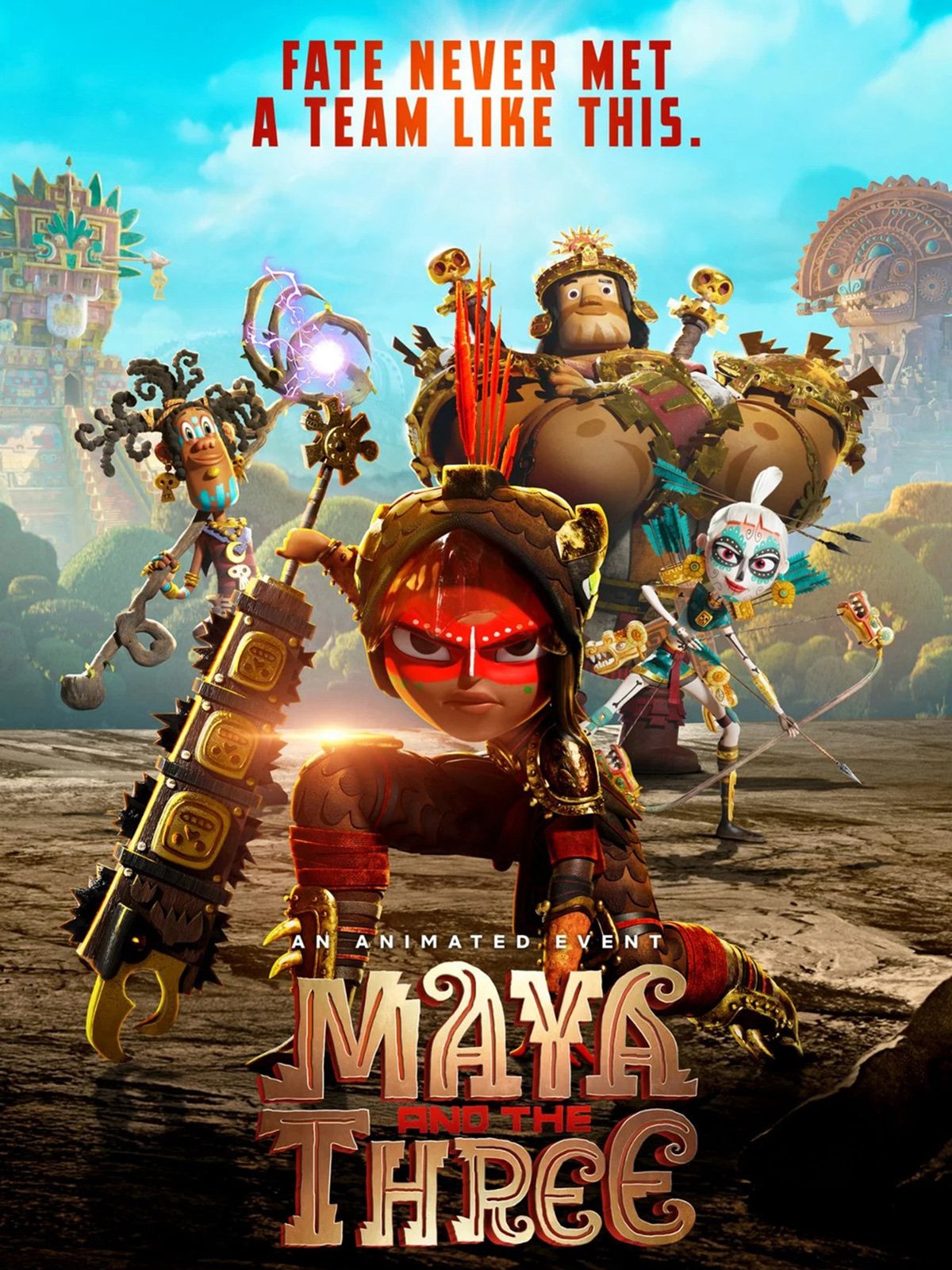 Maya, Princesse guerrière : Affiche