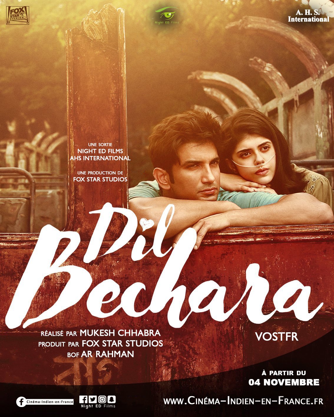 Dil Bechara : Affiche