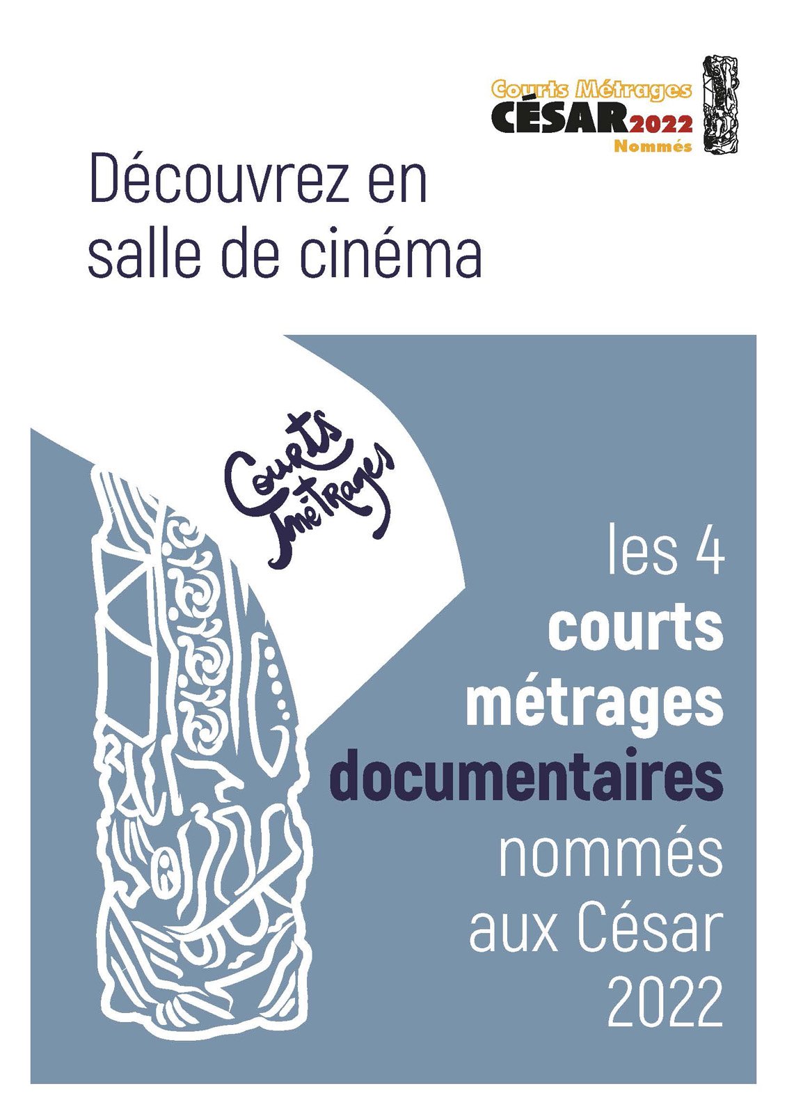 Programme des courts métrages documentaires nommés aux César 2022 : Affiche