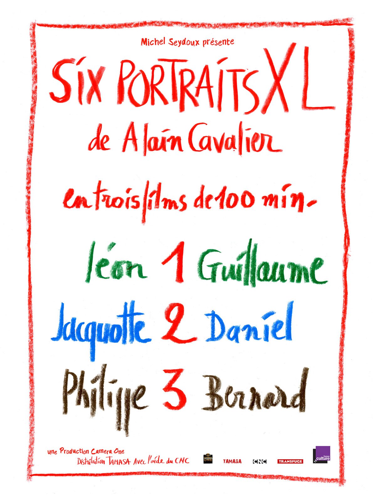 Six portraits XL : 3 Philippe et Bernard : Affiche