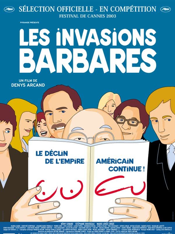 Les Invasions barbares : Affiche
