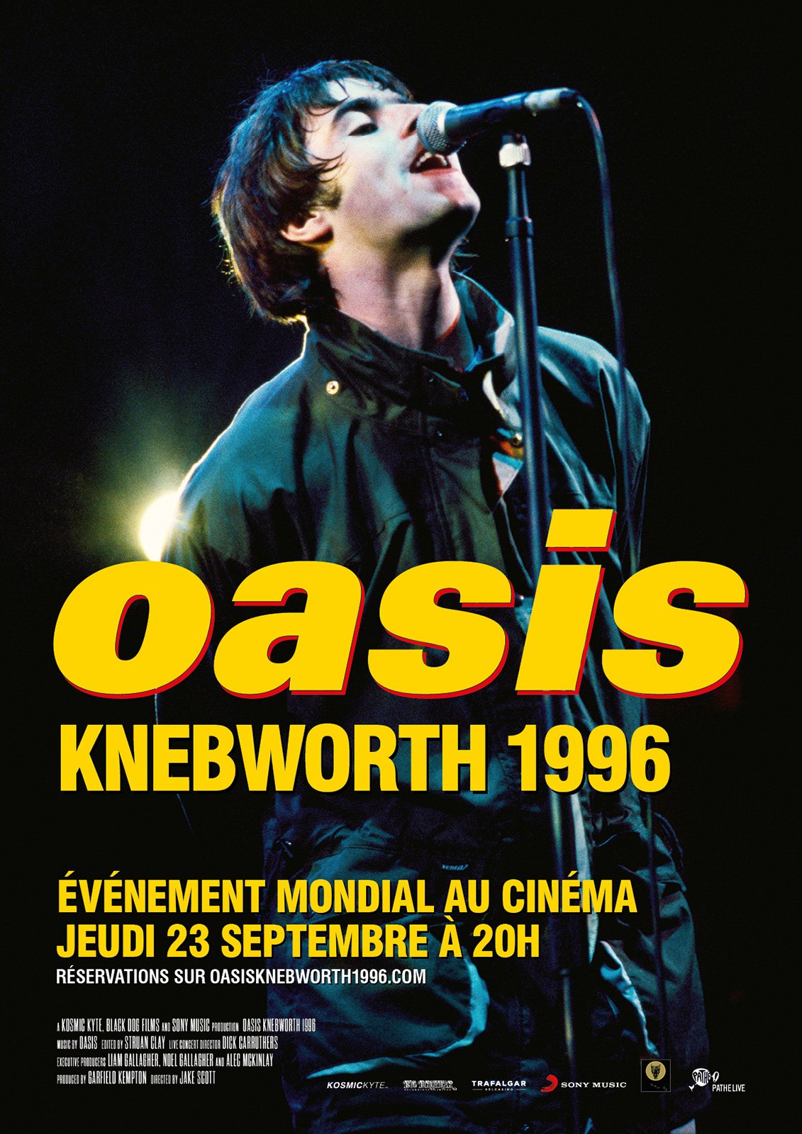 Oasis Knebworth 1996 : Affiche