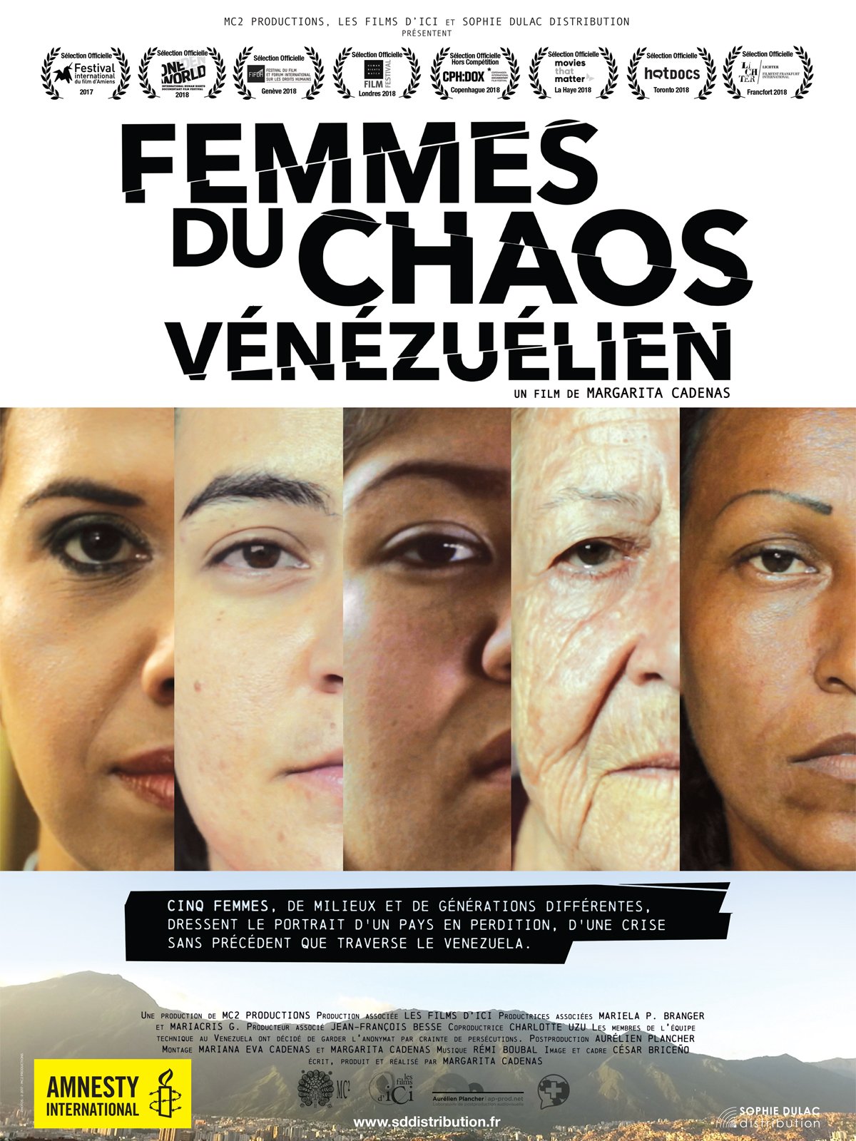 Femmes du chaos Vénézuélien : Affiche