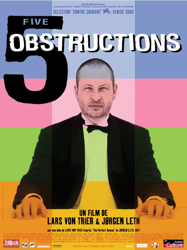 Five obstructions : Affiche