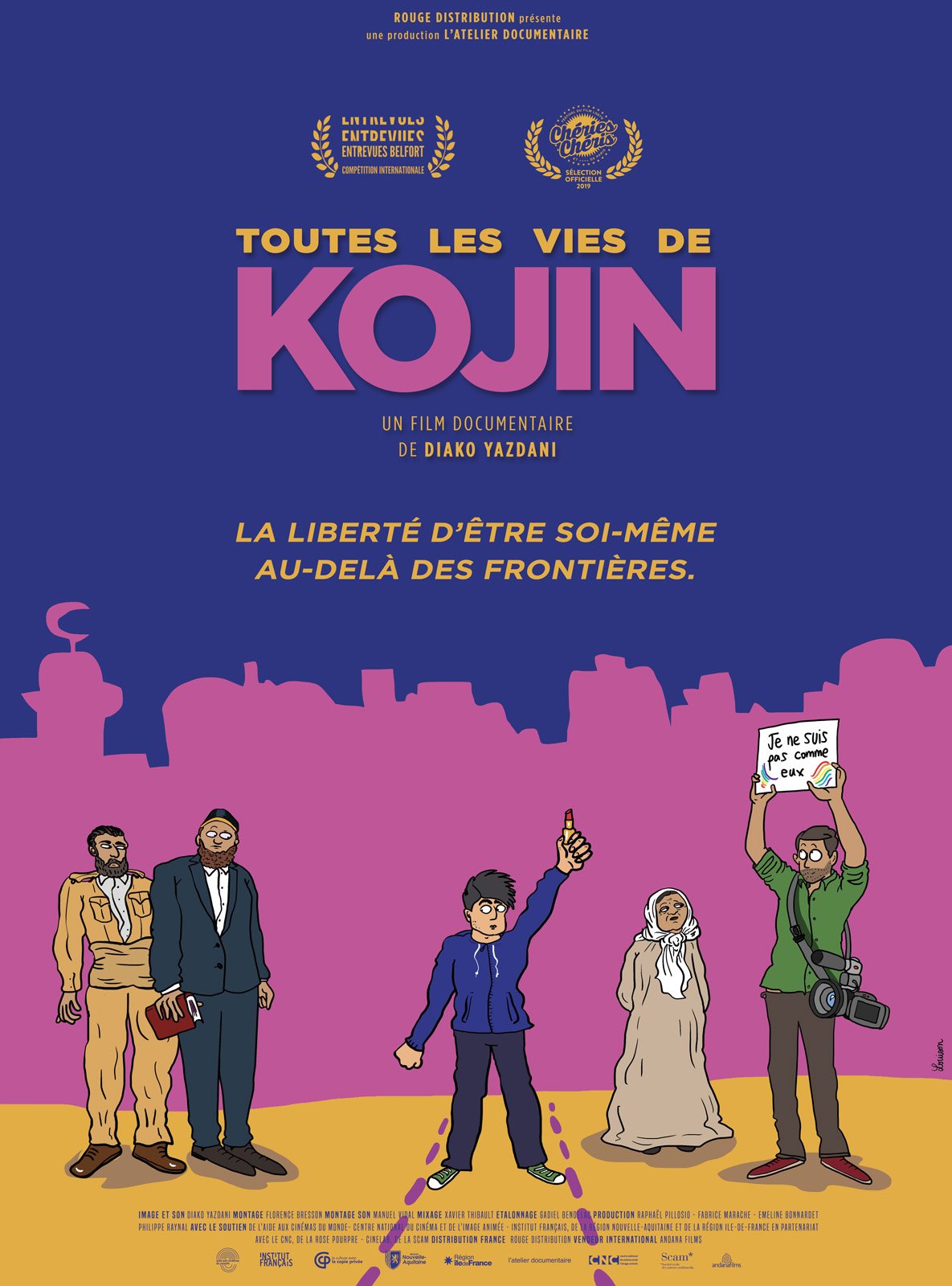 Toutes les vies de Kojin : Affiche