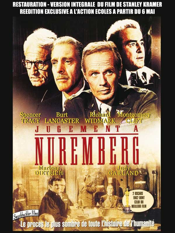 Jugement à Nuremberg : affiche Stanley Kramer