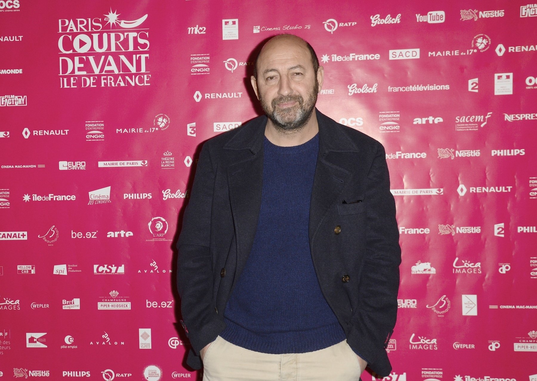 Kad Merad auFestival Paris Courts Devant (Festival International de Courts Métrages) au Cinéma des Cinéastes à Paris, le 10 décembre 2015.