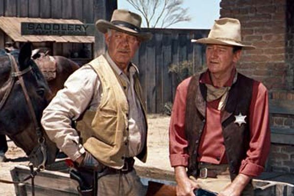 Howard Hawks et John Wayne dans le western 