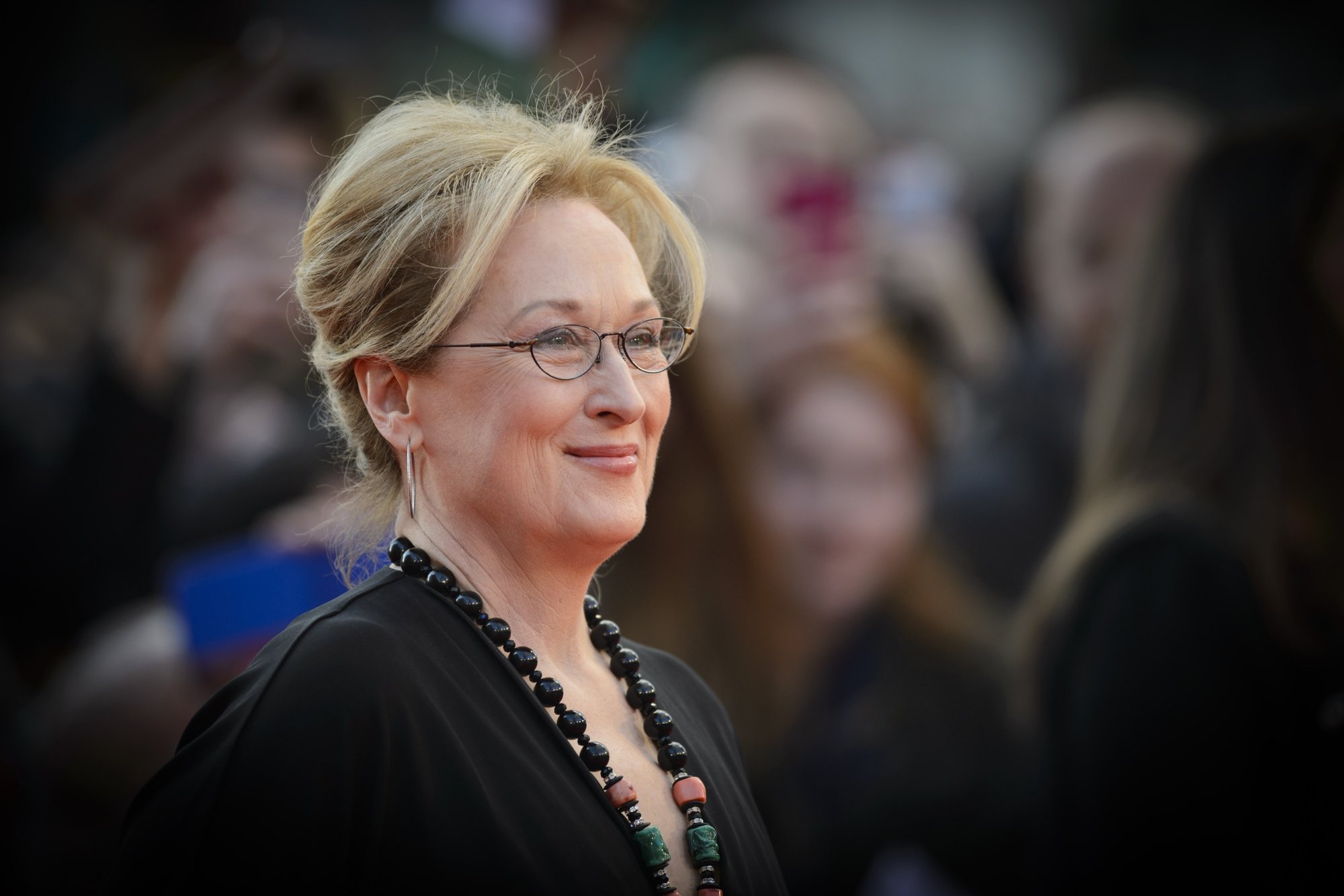 Meryl Streep sur le tapis rouge de la première mondiale de 