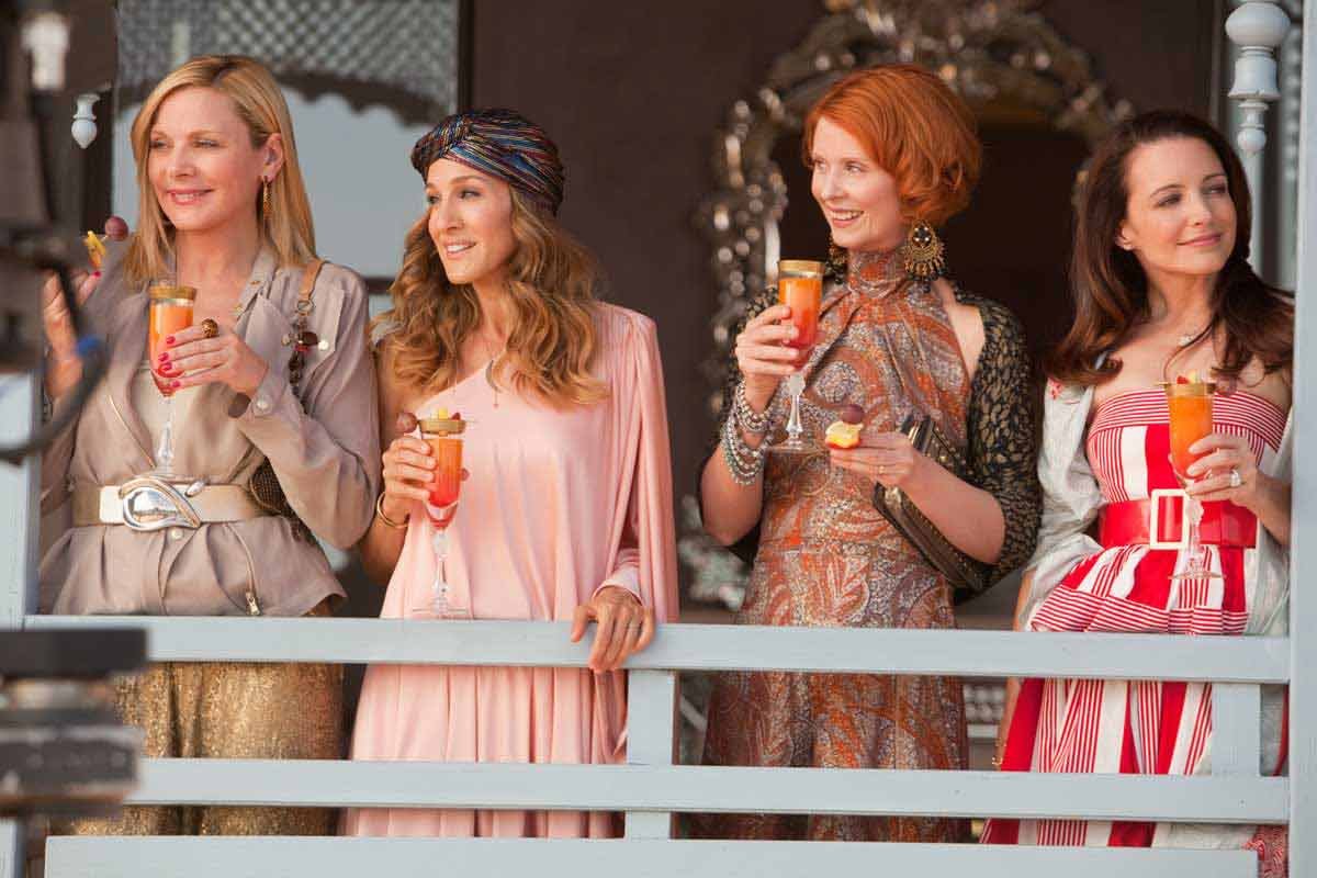 Carrie Bradshaw et ses copines dans Sex and the City 2