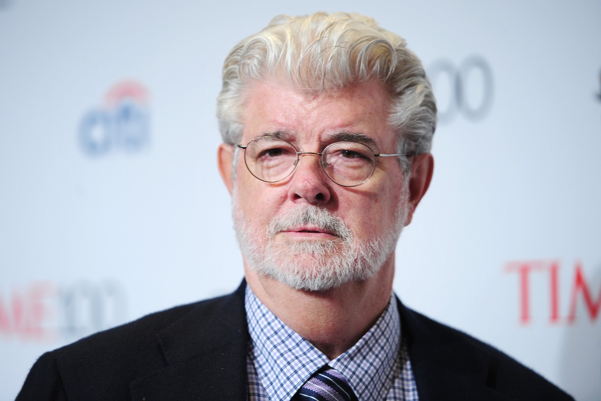 George Lucas lors d'une cérémonie à New York en avril 2015