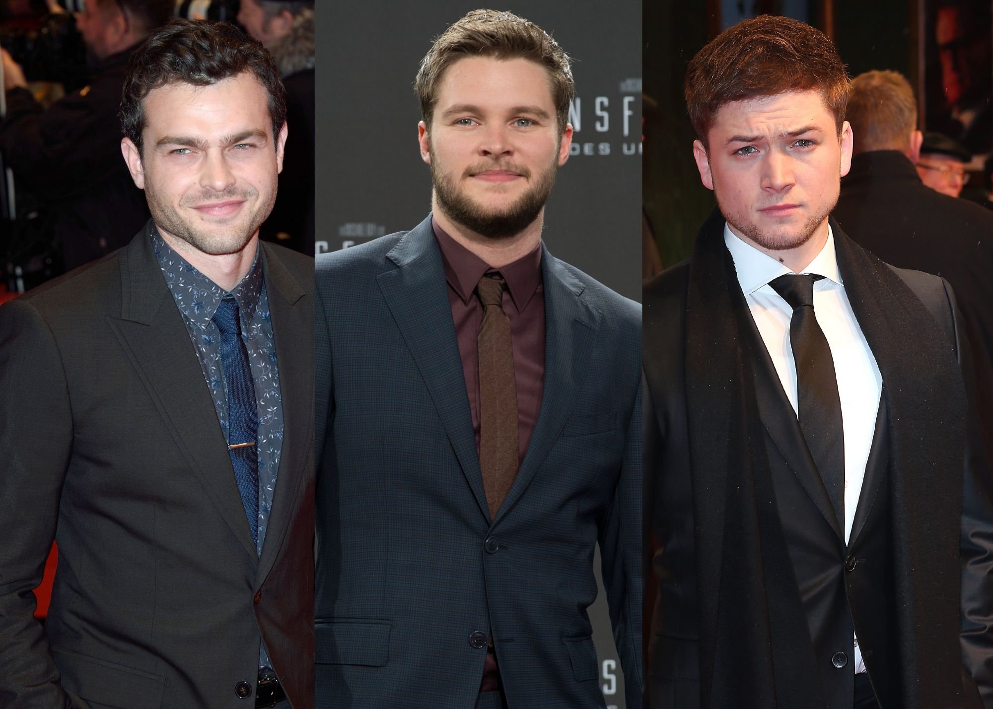 Alden Ehrenreich, Jack Reynor et Taron Egerton