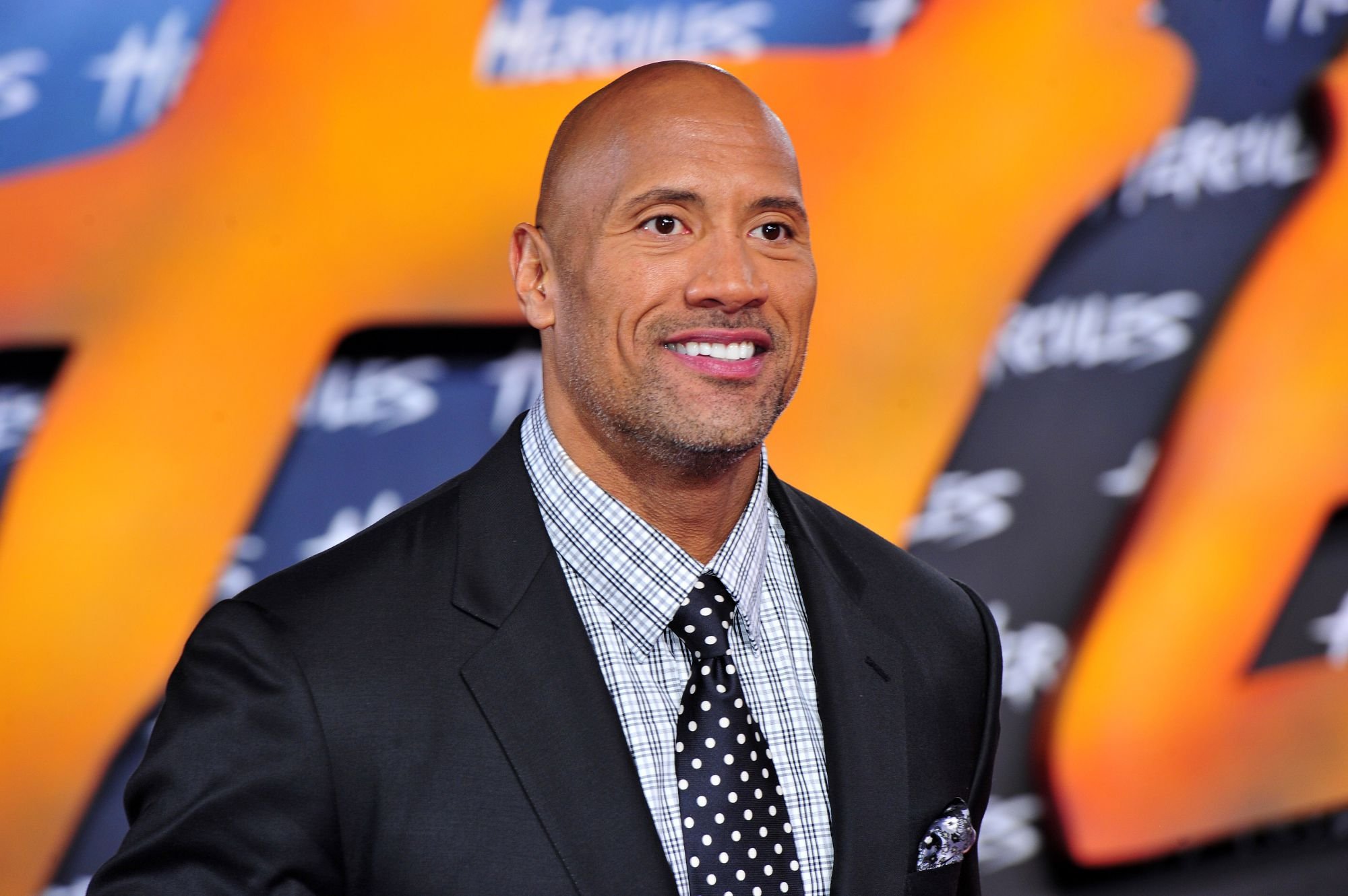 Dwayne Johnson à l'avant-première d'[ITALIC]Hercule[/ITALIC] à Berlin en août 2014