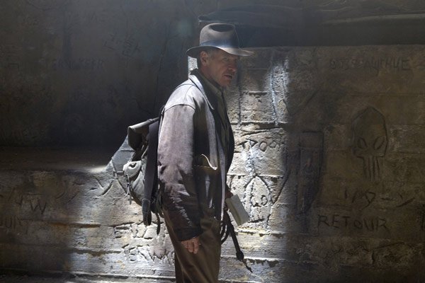 Harrison Ford dans[ITALIC] Indiana Jones et le Royaume du Crâne de Cristal[/ITALIC]
