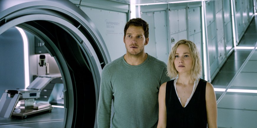 Chris Pratt et Jennifer Lawrence, duo héroïque du film de SF 