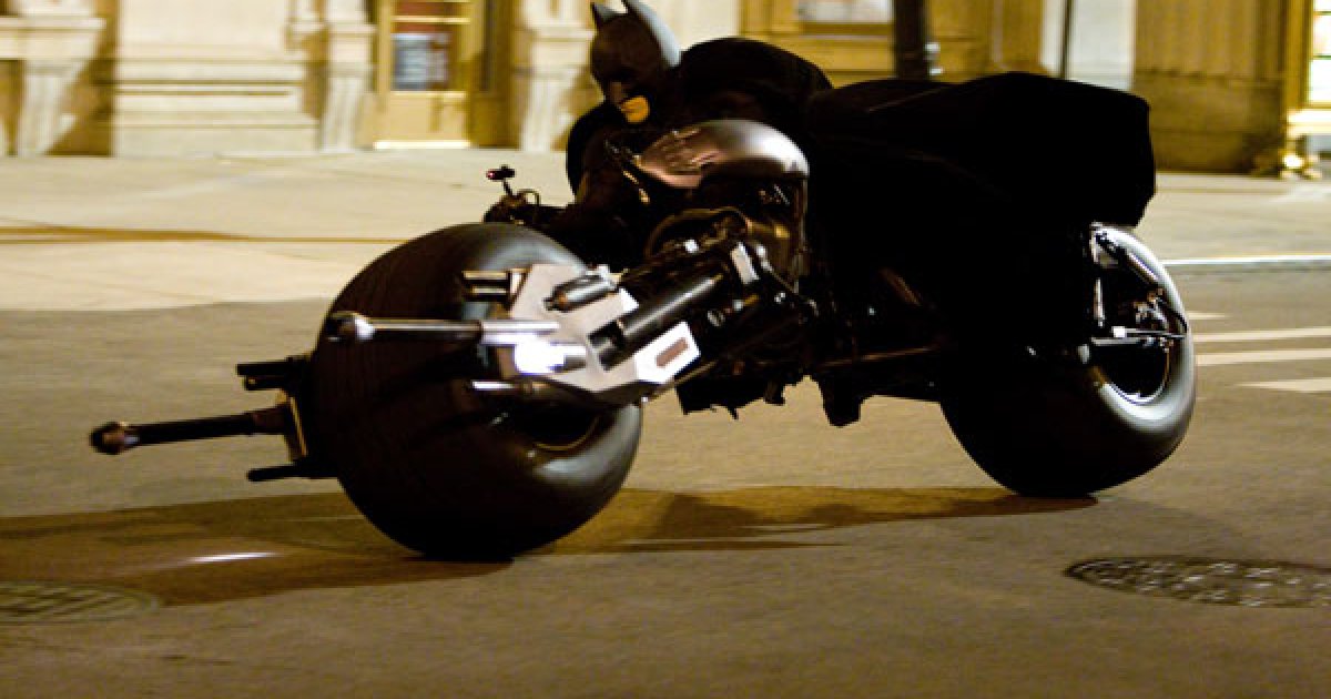 La moto de Batman dans la trilogie The Dark Knight aux enchères