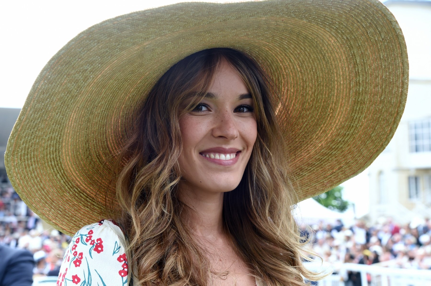 Élodie Fontan au 169e Prix de Diane Longines sur l'hippodrome de Chantilly, le 17 juin 2018. 