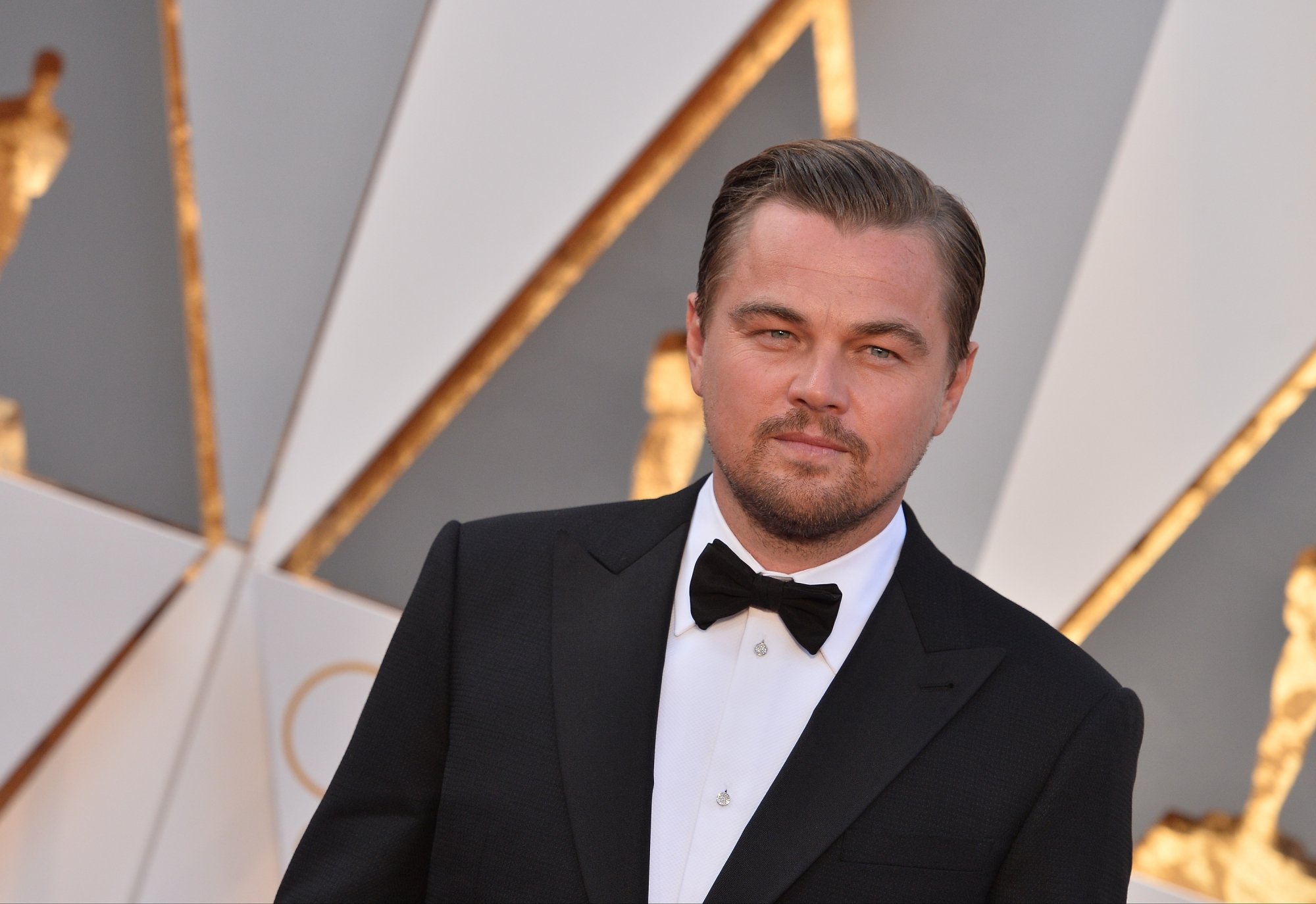 Leonardo DiCaprio lors de la cérémonie des Oscars à Los Angeles, le 28 février 2016.