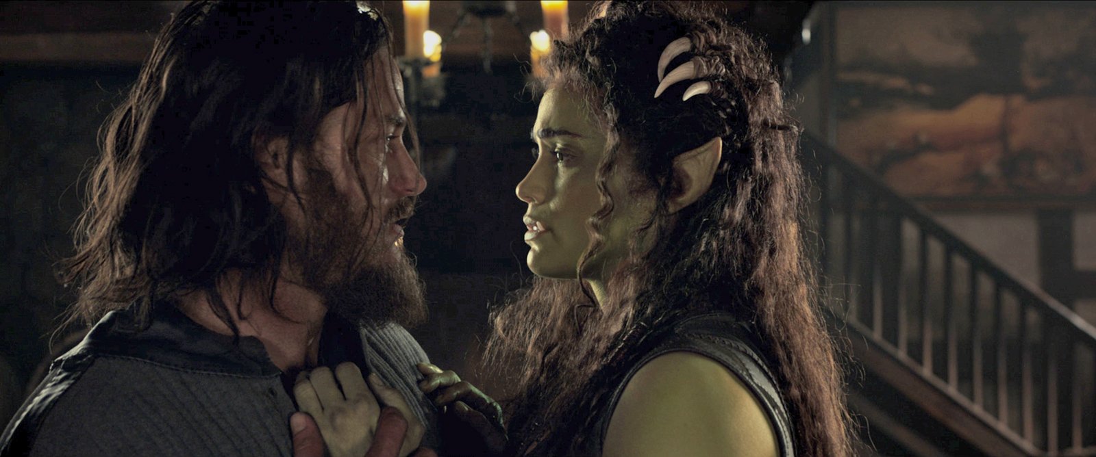 Paula Patton et Travis Fimmel dans [ITALIC]Warcraft : Le commencement[/ITALIC]