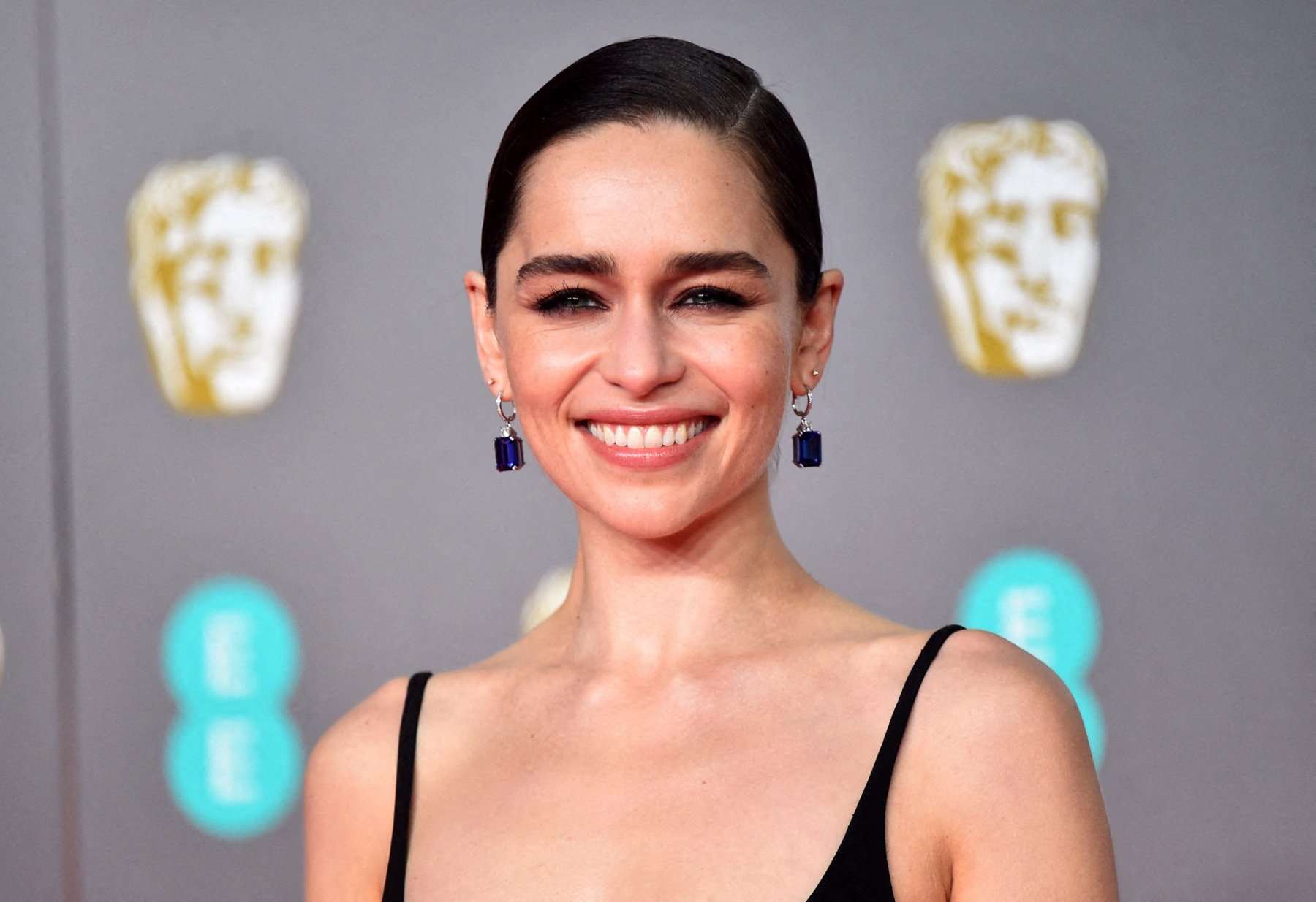 Emilia Clarke lors de la 73e cérémonie des BAFTA, Londres, le 2 février 2020.
