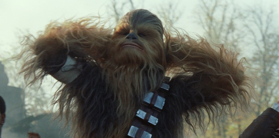 Chewbacca dans Star Wars - Le Réveil de la Force de J.J. Abrams
