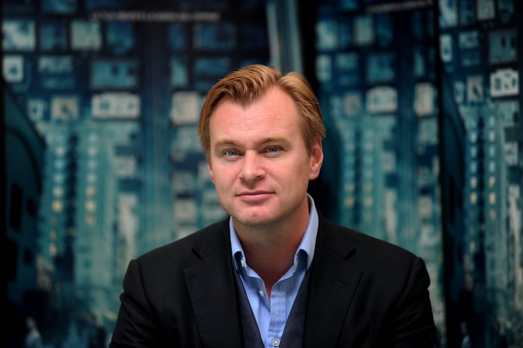 Christopher Nolan au photocall d'Inception à Rome en septembre 2010