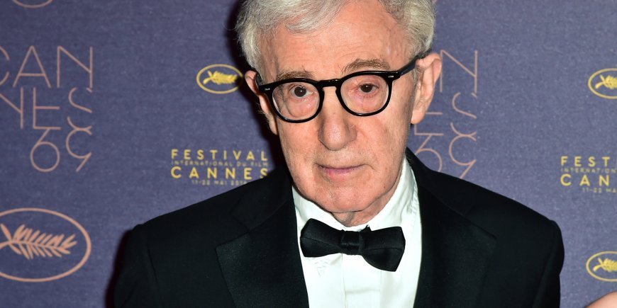 Woody Allen au dîner d'ouverture du 69e Festival International du Film de Cannes, le 11 mai 2016.