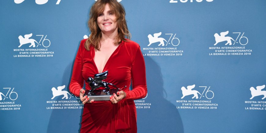 Emmanuelle Seigner lors du 76e Festival International du Film de Venise, le 7 septembre 2019.
