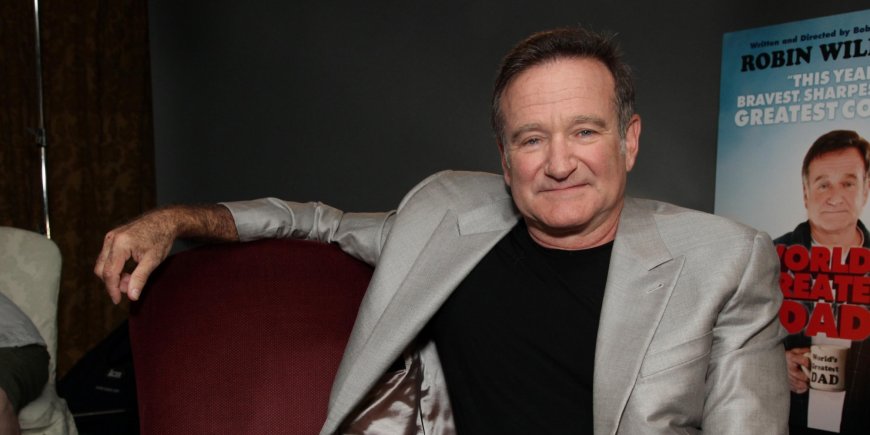 Robin Williams lors d'un photocall de 