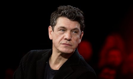 Marc Lavoine lors de l'émission Taratata au profit du Téléthon à Paris, le 17 janvier 2019.