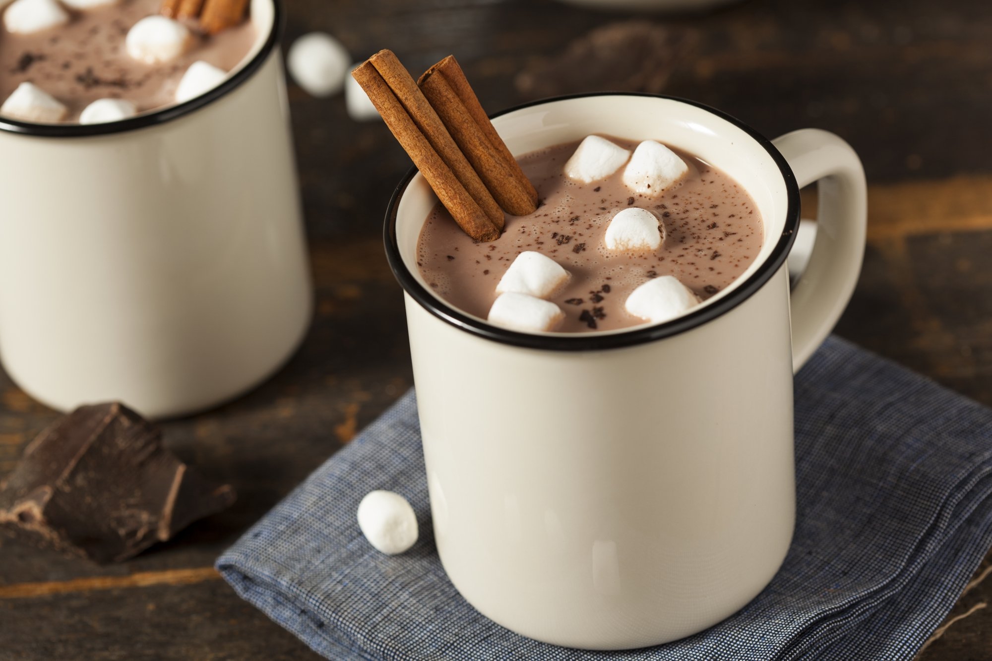 Chocolat chaud aux marshmallows maison allégés, chocolat chaud minceur