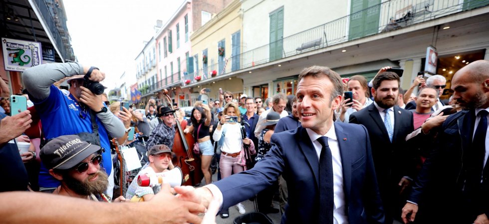 Emmanuel Macron aux Etats-Unis : scène hallucinante à la Nouvelle-Orléans et interview "hollywoodienne"