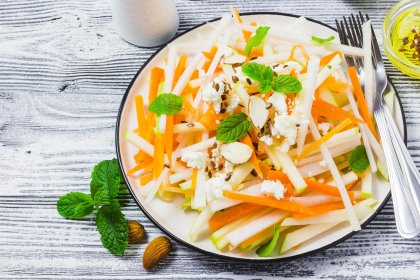 Salade détox aux carottes et navets primeur