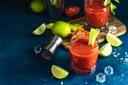 Mocktail de tomate façon bloody mary