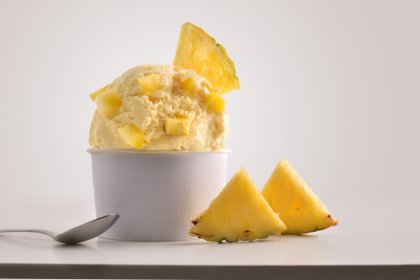 Crème glacée rhum ananas