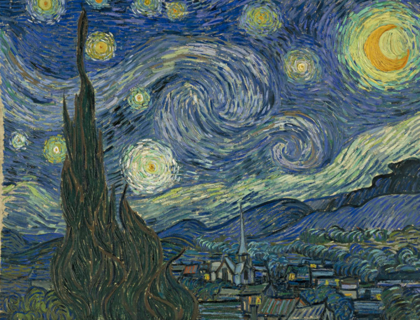 &quot;La Nuit Étoilée&quot; est le plus emblématique des tableaux de Van Gogh.