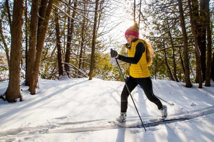 Pour un week-end bien-être, le ski de fond vous permettra de renouer avec la nature tout en vous musclant.