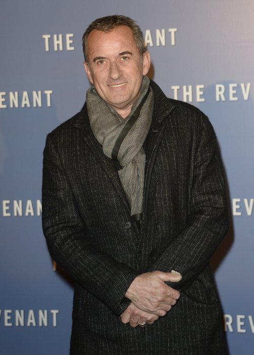 Christophe Dechavanne assiste à l'avant-première du film &quot;The Revenant&quot; à Paris, le 18 janvier 2016.