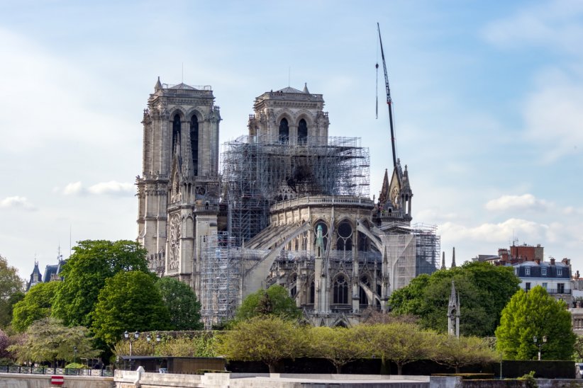 Notre-Dame de Paris est actuellement en pleine restauration.